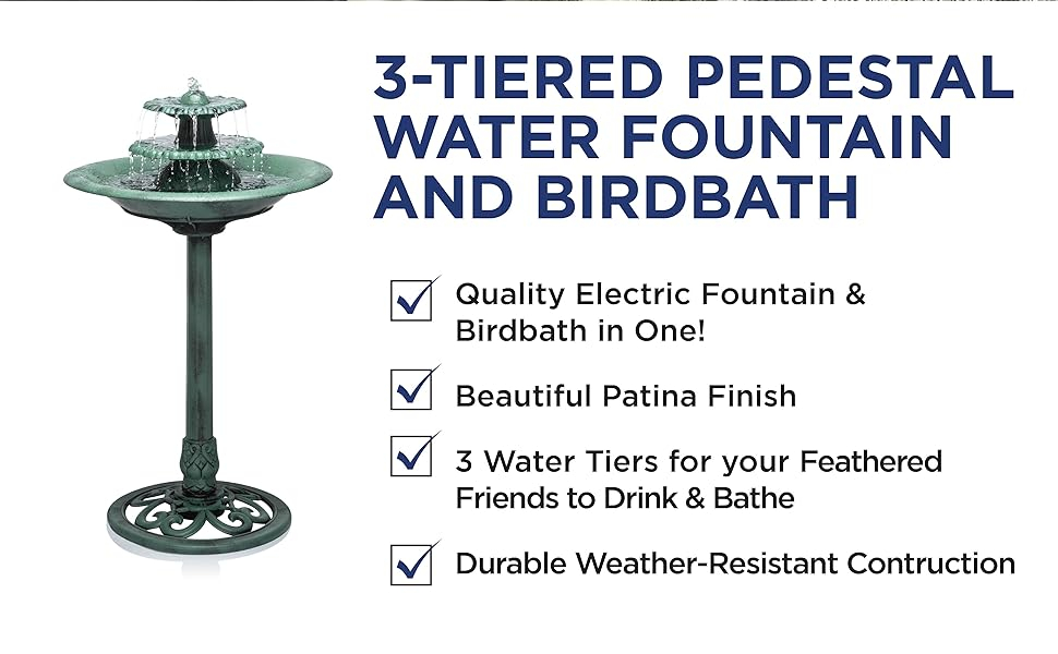 fountain, outdoor fountain, alpine corporation, tec106, outdoors, patio, yard, decor